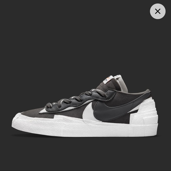 Brand new blazer low x sacais iron grey - Picture 2 of 3